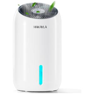 Desumidificador 1.6L até 50 m2 com Desligamento Automático, 110V, MAKAYLA, Branco