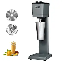 Mixer de Milkshake VEVOR Inox 820ml 3 Velocidades Misturador Comercial 110V