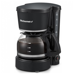 Máquina de Café Elite Gourmet EHC-5055# Automática com Filtro Reutilizável, Pausa para Servir, Interruptor Liga/Desliga e Indicador de Nível