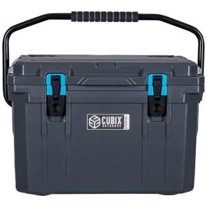 Cooler Térmico Portátil 20 Litros com Alça, Cubix, Cinza