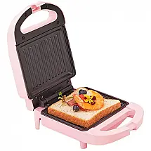 AASDF Sanduicheira Antiaderente 1 sanduiche 650W 220V, rosa