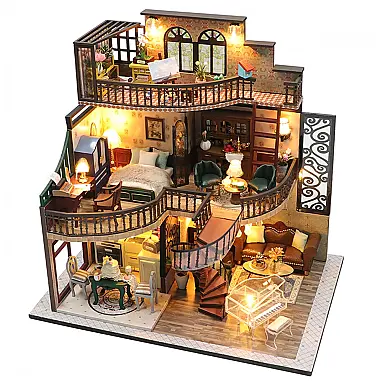 Casa em Miniatura Realista com