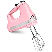 Batedeira de MãoKitchenAid 5 Velocidades Rosa 110V, Rosa