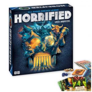 Ravensburger Horrified Greek Monsters: Jogo de Tabuleiro de Estratégia Cooperativo com Criaturas Míticas Gregas para Maiores de 10 Anos