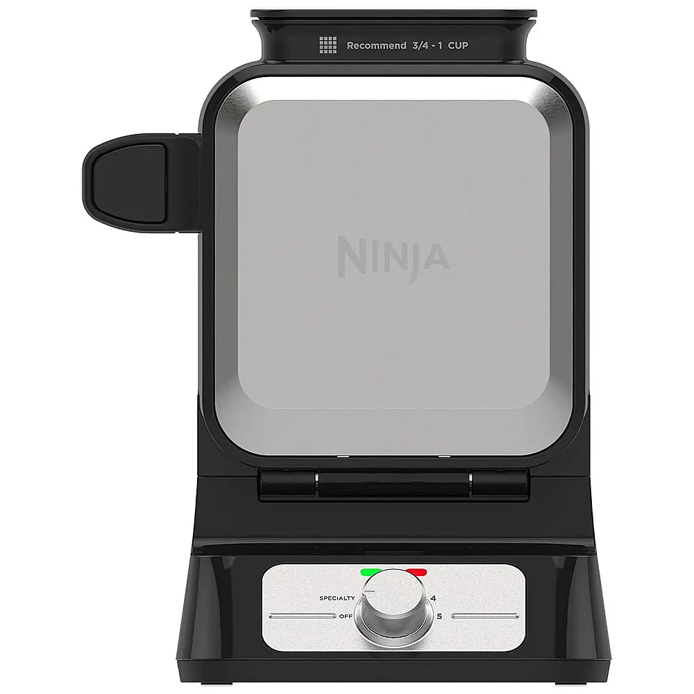 Máquina de Waffle com 5 Configurações de Tonalidade, 1000W, 110v, NINJA BW1001, Prateado