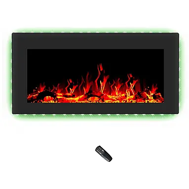 Lareira Elétrica de Embutir A40x91L