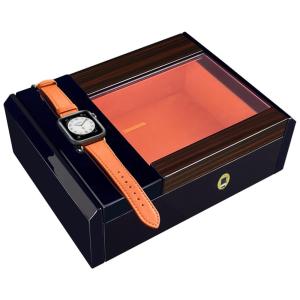 Caixa, Estojo para Relógios Protege e zena, 1 Lugar, TIMLOG, Preto