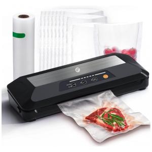 Seladora a Vácuo Automática para Alimentos Secos e Úmidos com Cortador Embutido, 10 Sacos Seladores e 1 Saco de Rolo para Sous Vide, 110V