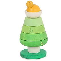 Torre de Empilhamento de Árvore para Bebês. Desenvolva a Coordenação Motora e a Criatividade do seu Filho com Diversão, Le Toy Van, Colorido