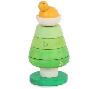 Torre de Empilhamento de Árvore para Bebês. Desenvolva a Coordenação Motora e a Criatividade do seu Filho com Diversão, Le Toy Van, Colorido