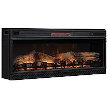 Lareira Elétrica de Embutir A44x108L cm com Efeito de Chama 3D, Configurações de Brilho e Velocidade Ajustáveis, 110V, ClassicFlame