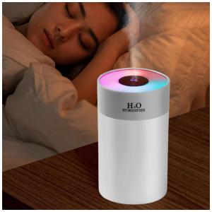 Umidificador Portátil GBSELL com Luzes Led e Carregamento USB, Branco