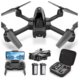 Drone TENSSENX com Câmera 1080p HD, 2 Baterias e 40 Min de Voo para Adultos, Preto
