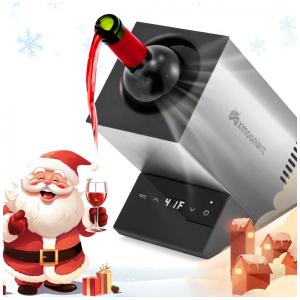 Resfriador para Garrafa de Vinho Elétrico com Controle Digital, 110V, Mxmoonant, Preto