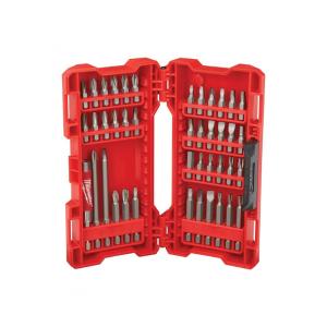 Kit de Brocas 42 Peças com Estojo, MILWAUKEE 48 32 1551, Vermelho