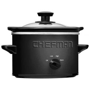 Panela Elétrica Antiaderente e Removível 1.4L 100W, 110v, CHEFMAN RJ15 15 Black, Preto