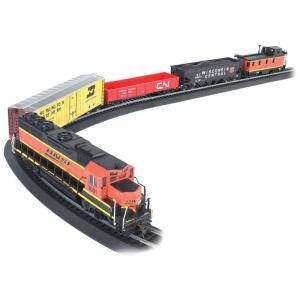 Rail Chief Conjunto de Trem Trenzinho Elétrico Escala 187, BACHMANN TRAINS 706, Vermelho