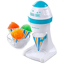 Máquina de Raspadinha Elétrica com Lâminas de Aço Inoxidável, 110v, NOSTALGIA ISM1000, Azul