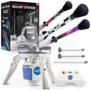 Lançador de Foguetes NASA Atinge até 76 Metros de Altura para Crianças de 14 Anos ou Mais, DISCOVER WITH DR. COOL, Branco