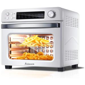 Forno Elétrico de Bancada 24L 15 em 1 Multifunções com Painel Digital em Aço Inoxidável, 1700W, 110v, KALAMERA KAF HD23DL, Branco