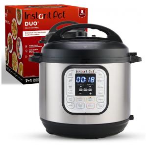 Panela de Pressão Elétrica Instantânea Instant Pot Duo 7 em 1, 8 Litros - Aço Inoxidável