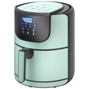 VILIWIN Fritadeira Elétrica sem óleo Air Fryer 5L, Aço Inoxidável, 1400W, 110V, Prata