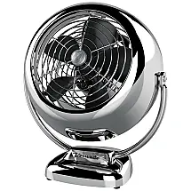Ventilador de Piso Vintage com 3 Velocidades, 60W 110V, VORNADO VFAN JP chrome, Prateado