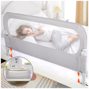 Grade Protetora Lateral 120 cm de Cama para Bebês e Crianças, NUTIKA, Branca