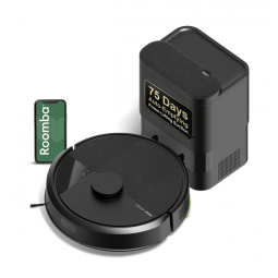 Robô Aspirador iRobot Roomba 105 Vac Preto com Autoesvaziamento, Navegação LiDAR e Sucção Potente