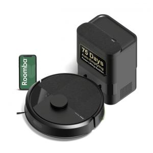 Robô Aspirador iRobot Roomba 105 Vac Preto com Autoesvaziamento, Navegação LiDAR e Sucção Potente