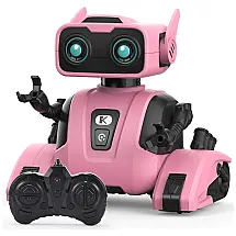 Robô com Controle Remoto, Luzes LED, Canta e Dança para Crianças Maiores de 3 Anos, ANANJY, Azul