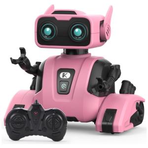 Robô com Controle Remoto, Luzes LED, Canta e Dança para Crianças Maiores de 3 Anos, ANANJY, Azul