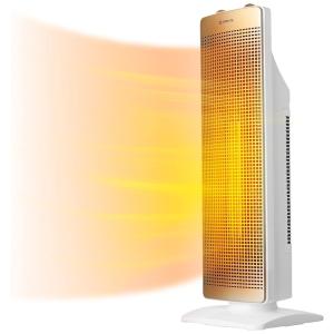 Aquecedor Elétrico de Cerâmica com 3 Modos e Temporizador, 1500W 110V, AIRMATE, Dourado