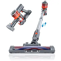 Aspirador de Pó Multifuncional sem Fio com Acessórios e Sucção Potente 33000PA, 11OV 400W, YESMAE, Cinza