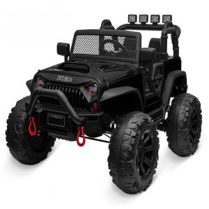 Kidzone Carrinho, Carro Elétrico, 1 lugar, 12V, c, controle remoto, USB MP3, 4 km, h, 3 a 8 anos, Rosa Camuflado