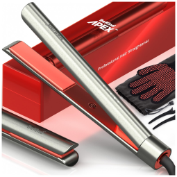 Apex Chapinha Prancha de Cabelo Profissional 2 em 1 Alisa e Modela Cachos Aquece em 15 Seg com Memória de Temperatura, 110v, BEKIND