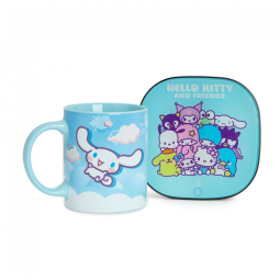 Aquecedor de Caneca, Tema Hello Kitty com Desligamento Automático, Inclui Caneca, 110V 16W, Uncanny Brands, Azul