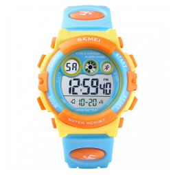 Relógio Digital com Cronômetro para Crianças de 5 até 15 Anos, GOLDEN HOUR, Amarelo