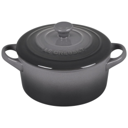 Mini Caçarola de Cerâmica 400 mL Esmaltada e Antiaderente, LE CREUSET PG1160T 147F, Azul