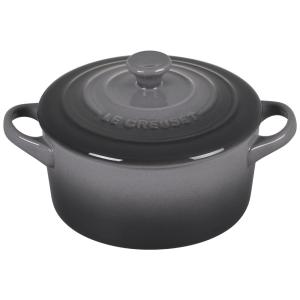 Mini Caçarola de Cerâmica 400 mL Esmaltada e Antiaderente, LE CREUSET PG1160T 147F, Azul