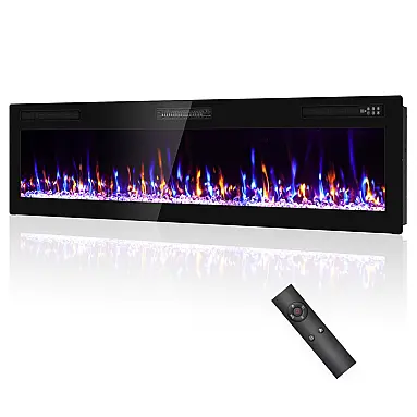 Lareira Elétrica Eueiriup 183x46cm 1500W