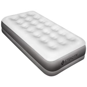 Cama Colchão Inflável Cama com Bomba de Ar Incorporado, ETEKCITY EAM DQ2, Branco