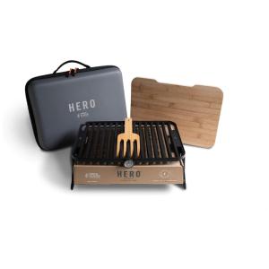 System Ultra portátil fácil e fácil grelhar a carvão para uso não autorizado, RV de praia, parque, pátio, ao ar livre com cápsula ecológica