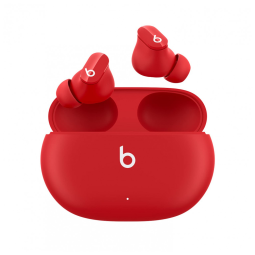 Fones de Ouvido Bluetooth com Cancelamento de Ruído e Compatível com Apple e Android, Beats Studio Buds, Vermelho