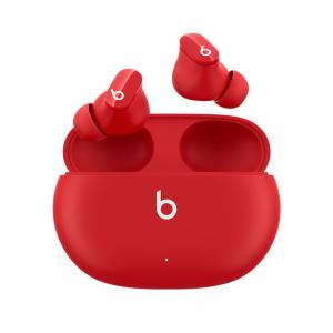 Fones de Ouvido Bluetooth com Cancelamento de Ruído e Compatível com Apple e Android, Beats Studio Buds, Vermelho