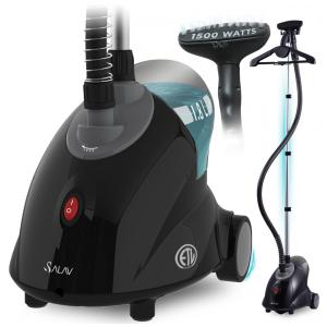 SALAV GS18DJ Steamer de Roupas com Reservatório de 1,8L e Rodas para Movimentação Fácil - 1500 watts Preto