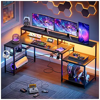 Mesa Gamer em Formato de