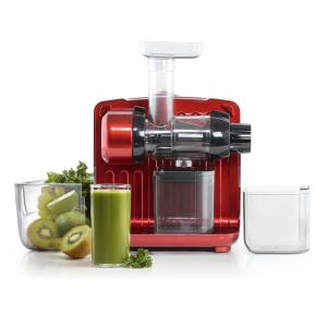 Centrífuga de Frutas com 8 Velocidades, Aço Inoxidável, 200W, 110v, OMEGA JCUBE500RD, Vermelho