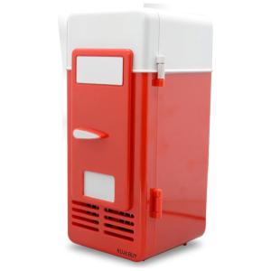 Mini Geladeira com Ligação USB Não Necessita Instalação 1 Lata Cor, GENERIC CX001R, Vermelho