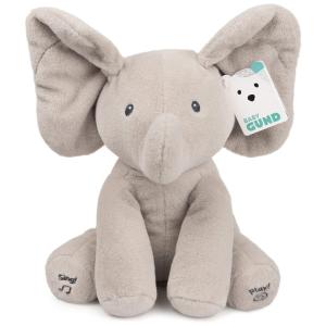Pelúcia Elefante para Crianças Maiores de 1 Ano, GUND 6049314, Cinza
